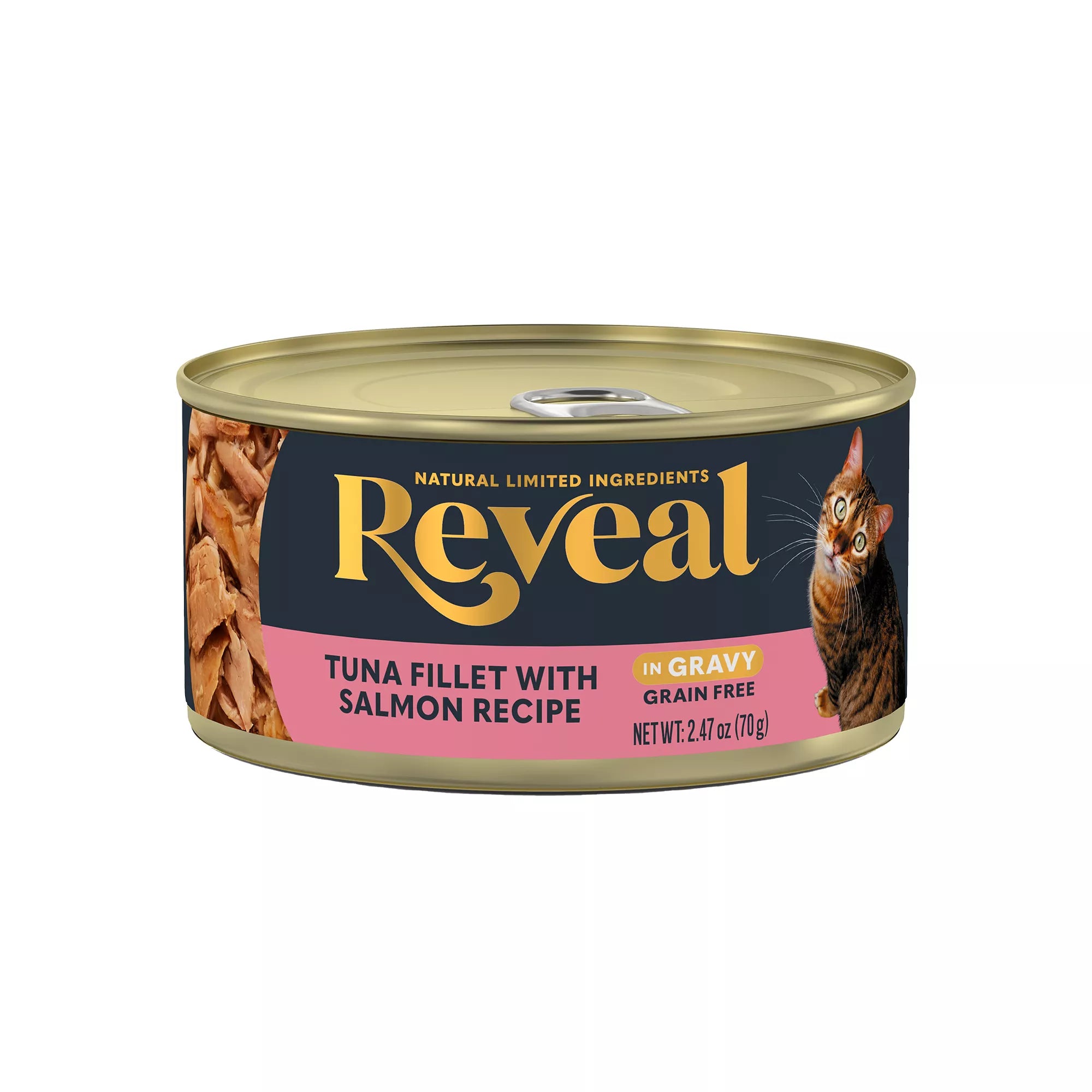 Reveal Limited Ingredient All Life Stage Wet Cat Food in Wet Pet Food in Gravy - Grain-Free Pet Food, 2.47 oz