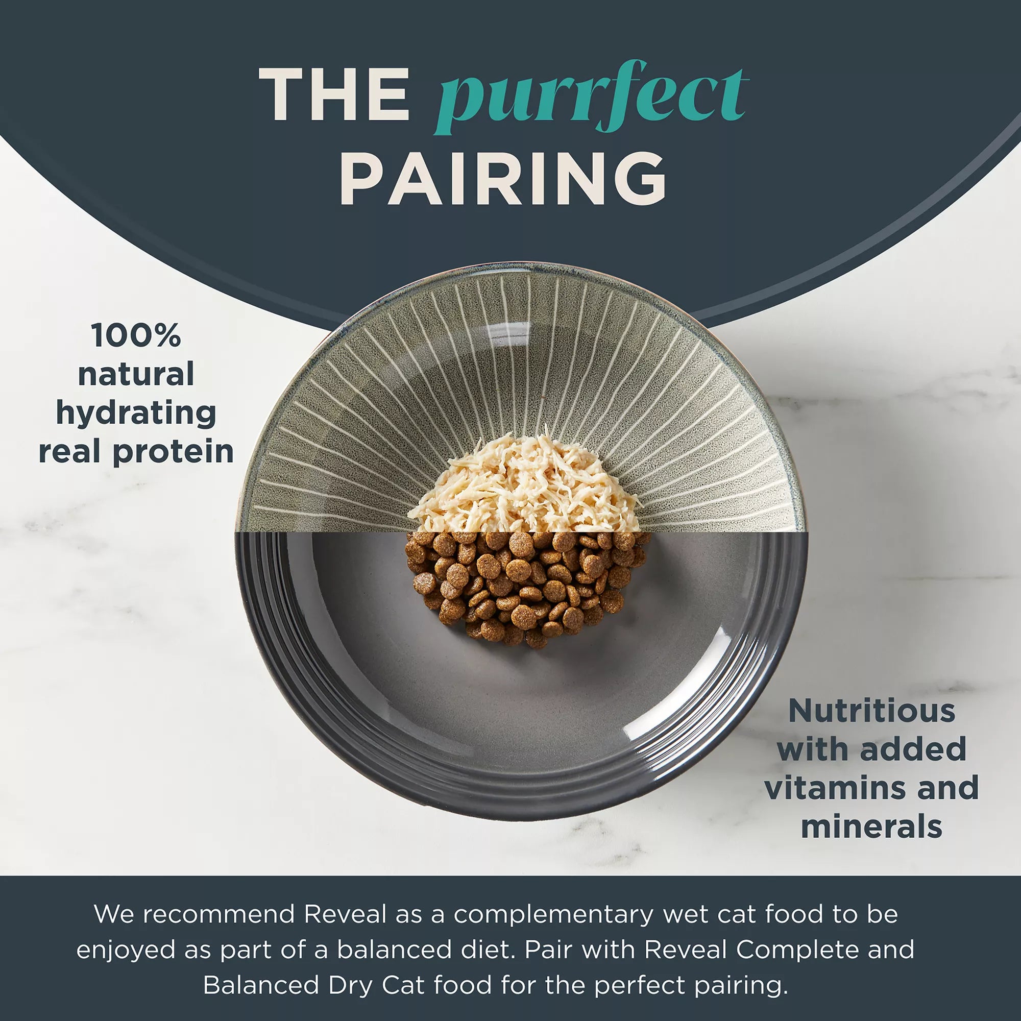 Reveal Limited Ingredient All Life Stage Wet Cat Food in Wet Pet Food in Gravy - Grain-Free Pet Food, 2.47 oz