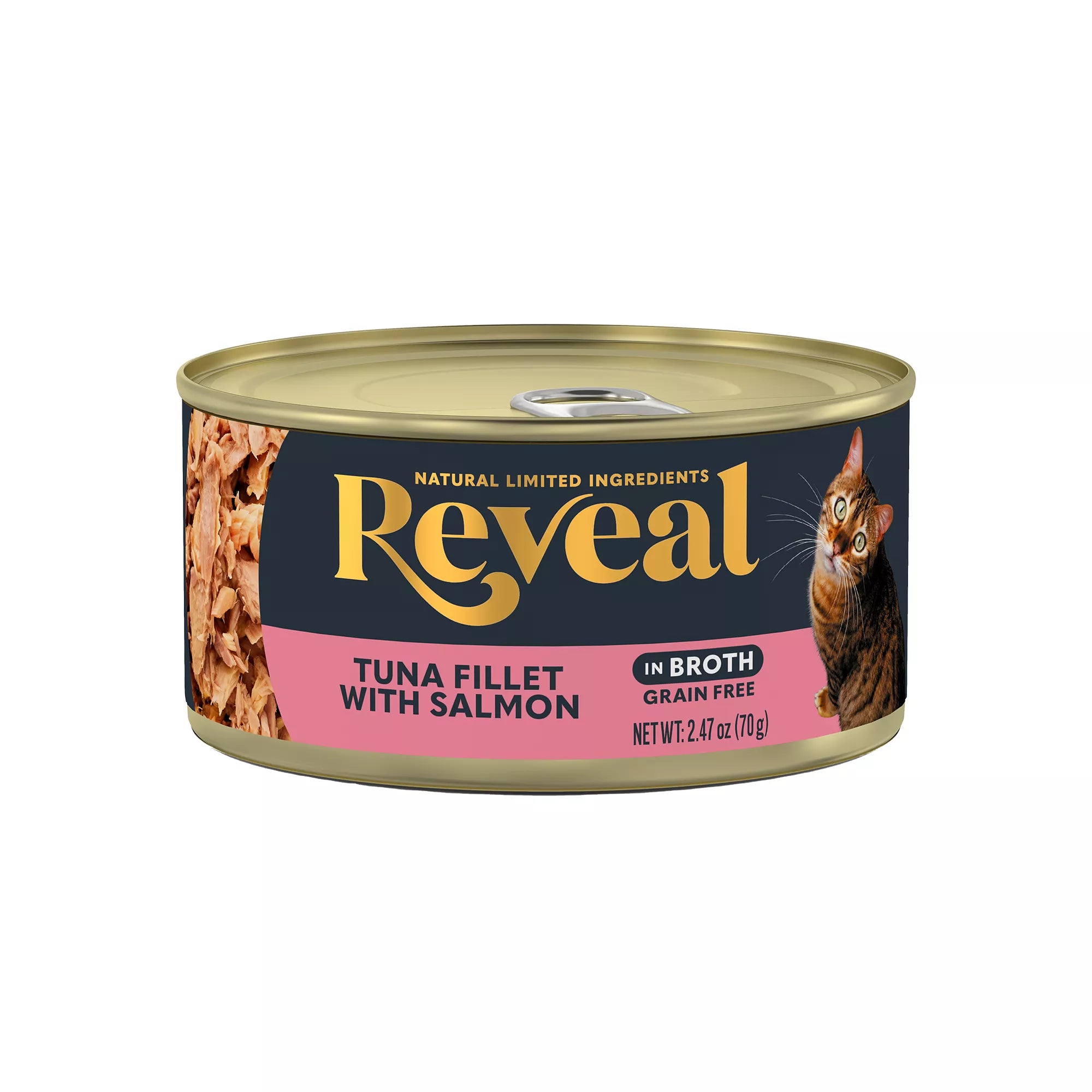Reveal All Life Stage Wet Cat Food in Broth - 2.47 Oz, Limited Ingredient, Grain-Free Pet Food