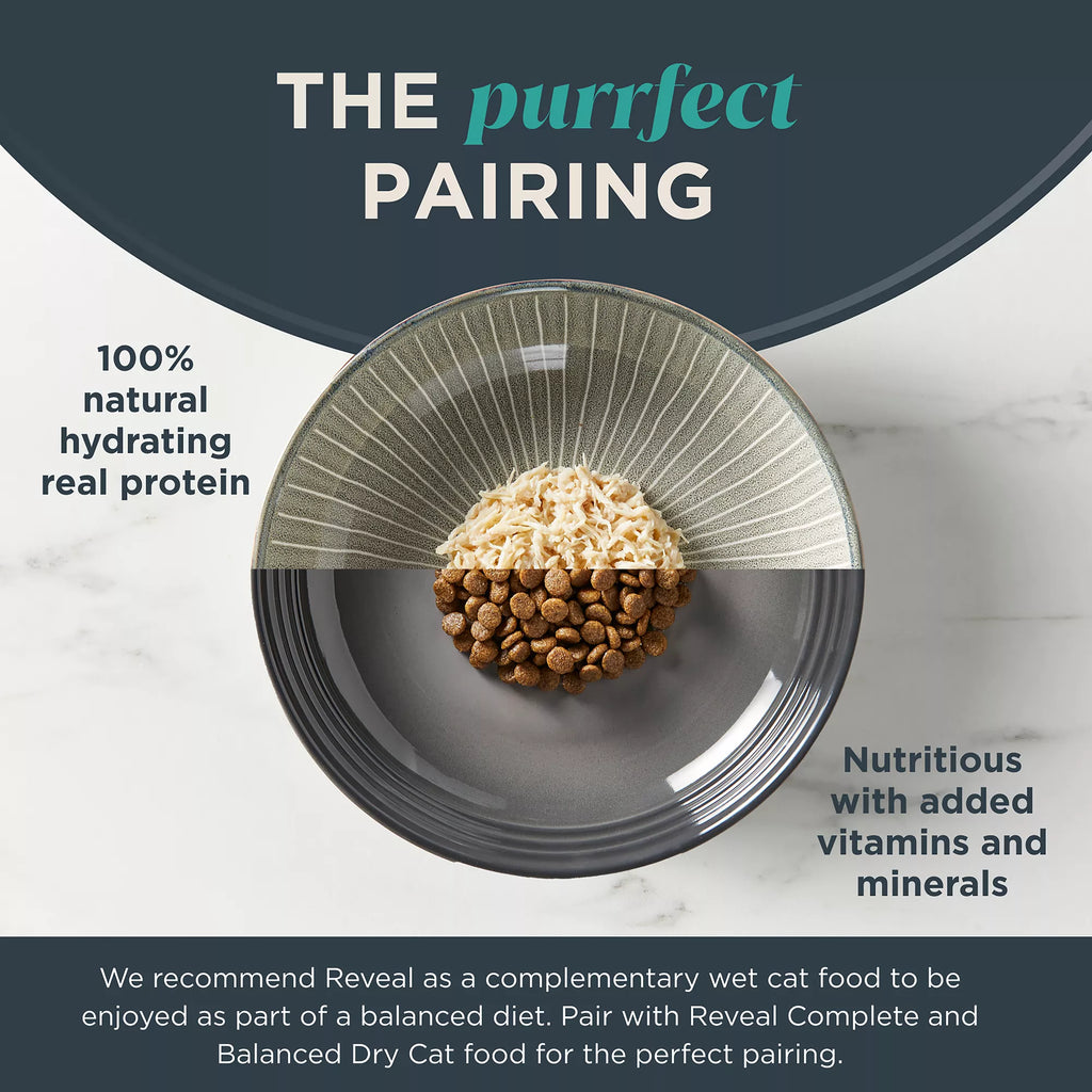 Reveal All Life Stage Wet Cat Food in Broth - 2.47 Oz, Limited Ingredient, Grain-Free Pet Food