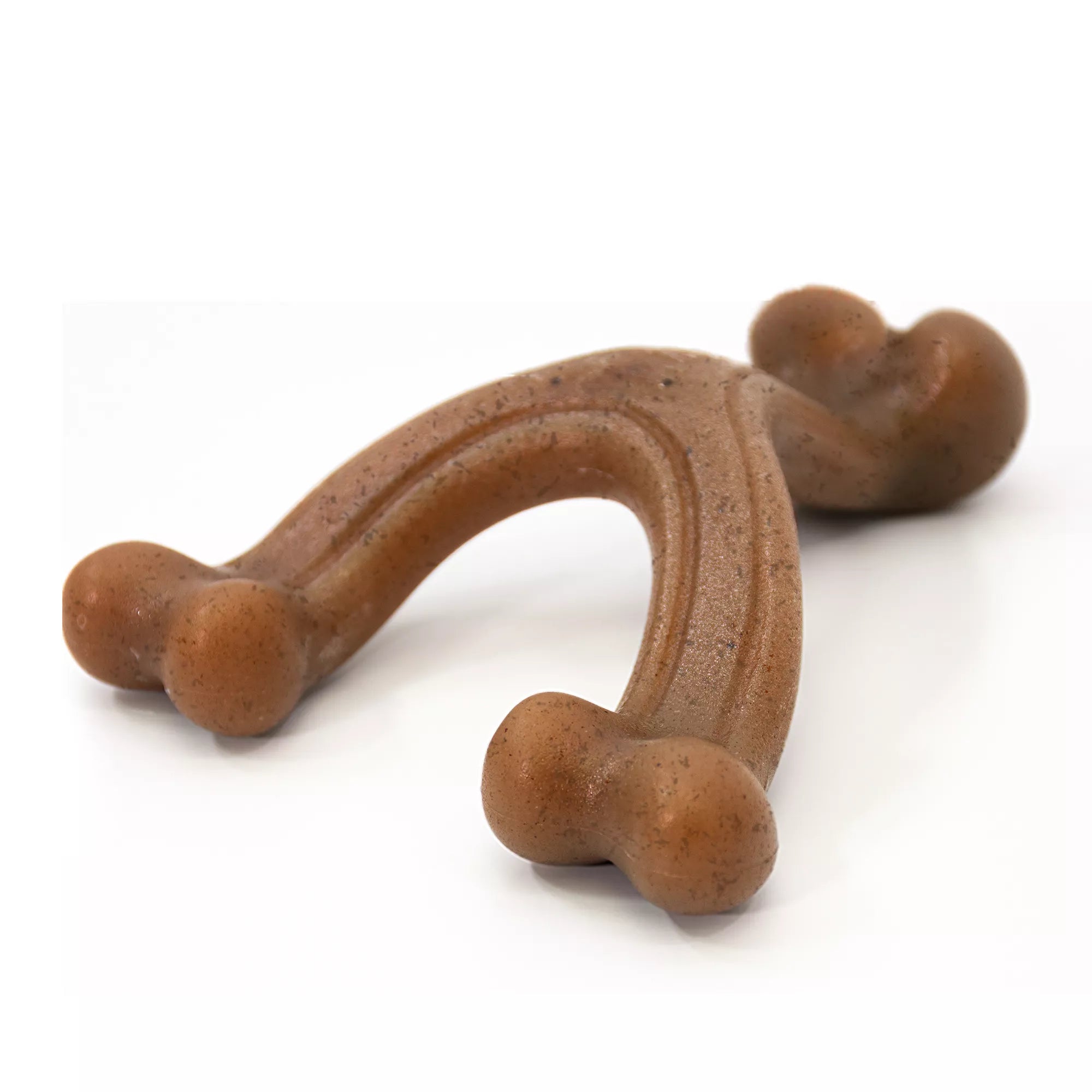Nylabone Gourmet Wishbone Chew Dog Toy - Bacon