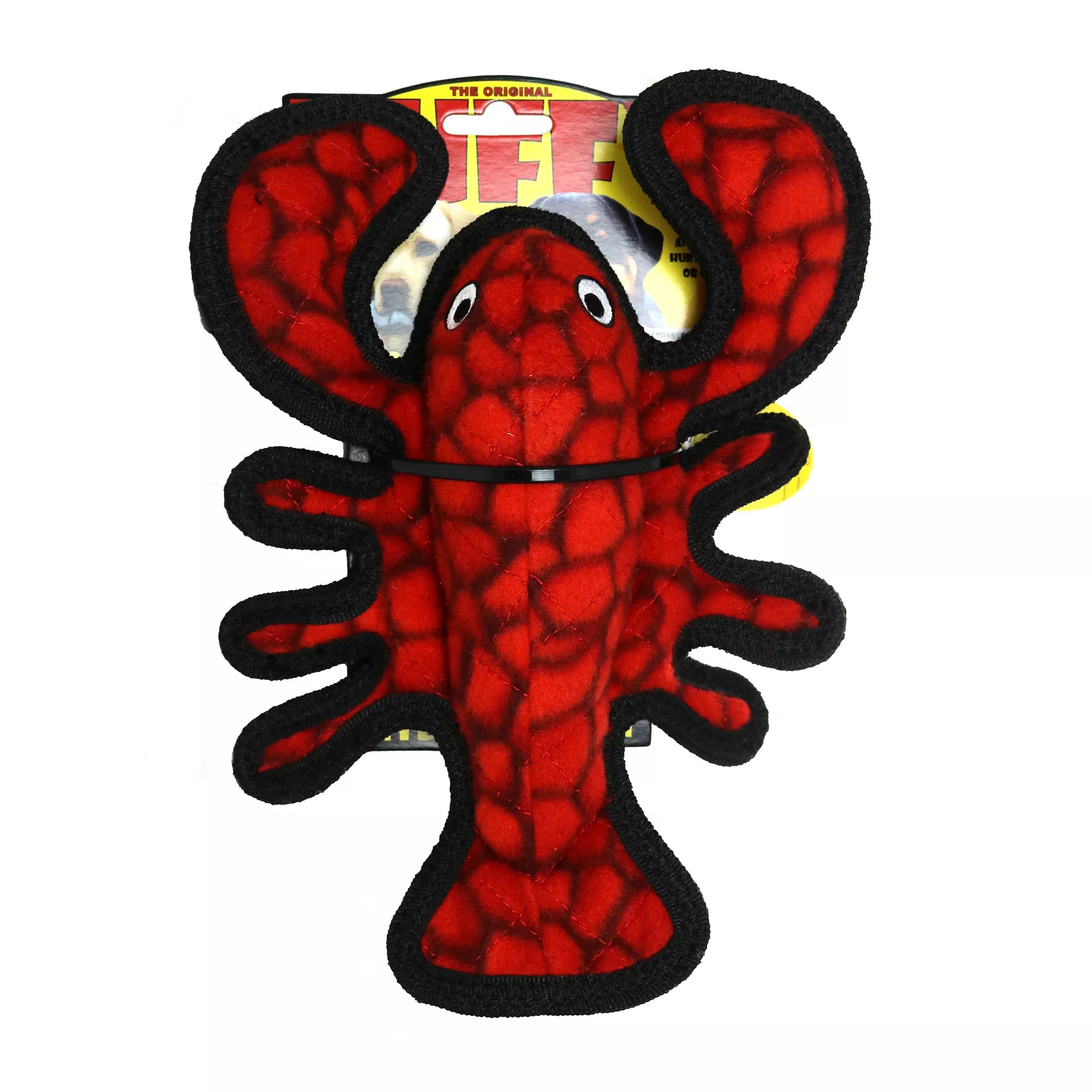 TUFFY Ocean Creature Junior Lobster Dog Toy - Tough Plush