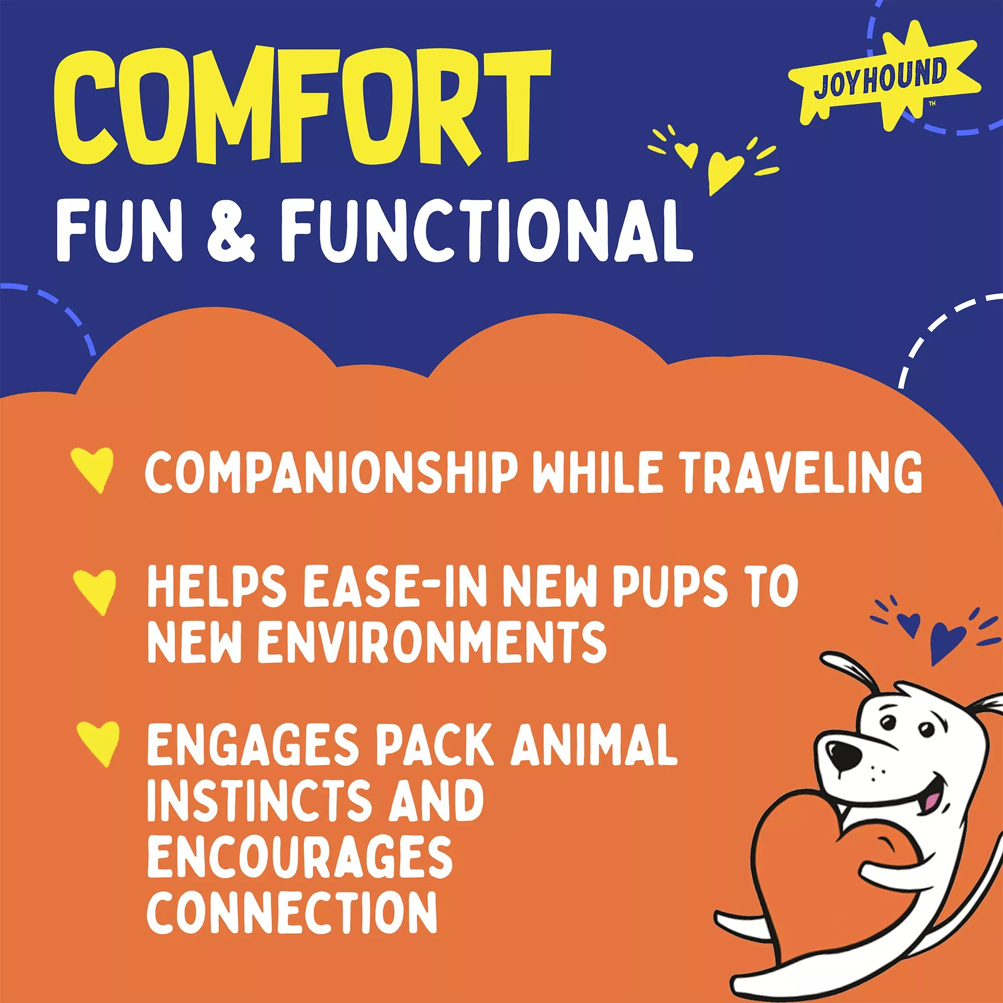 Joyhound Bite Shield Protection Plush Giraffe Dog Toy - Squeaker, Crinkle