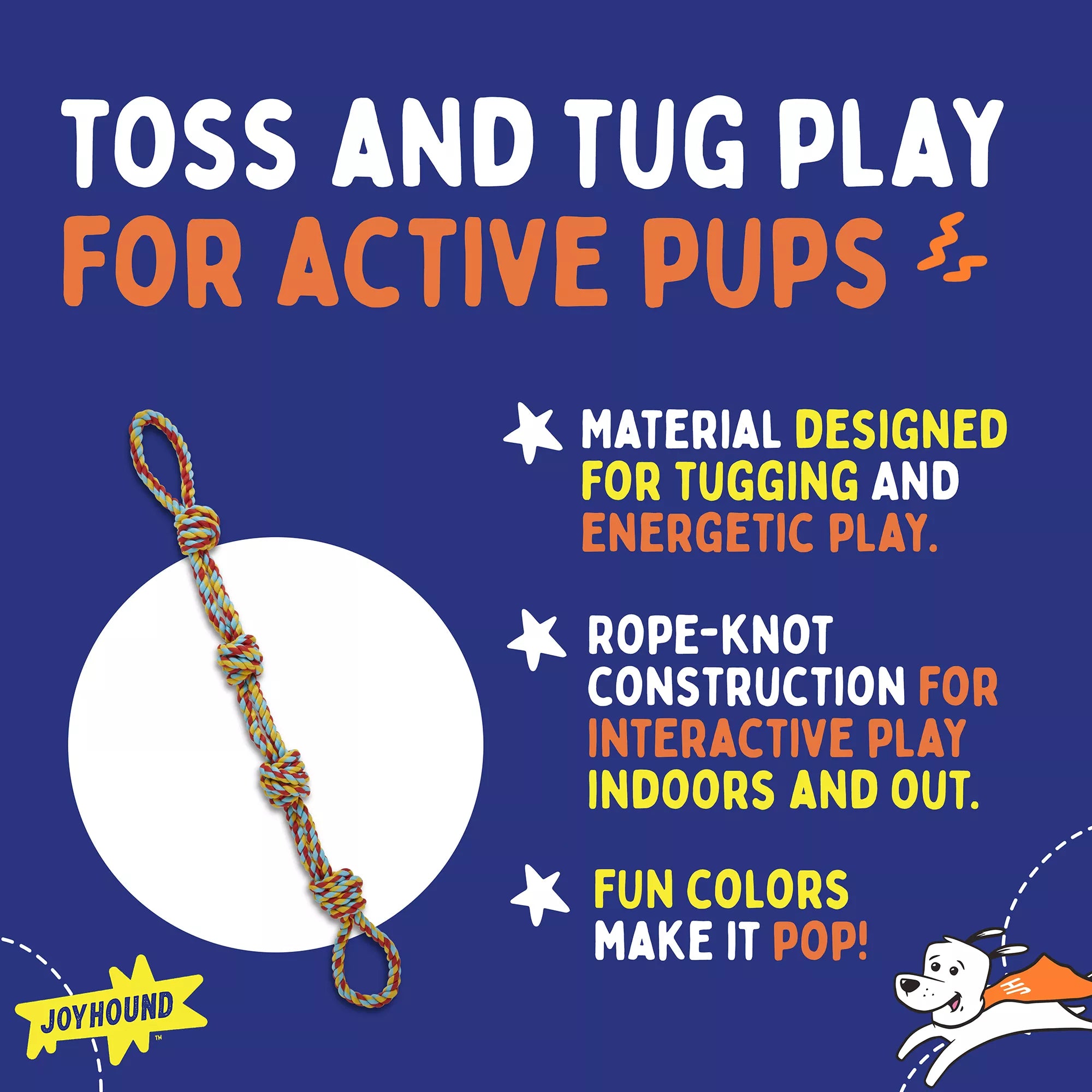 Joyhound 4-Knot Rope Dog Toy
