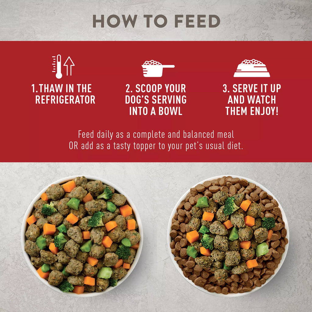 Simply Nourish Fresh Market Adult Frozen Dog Food - Beef & Barley