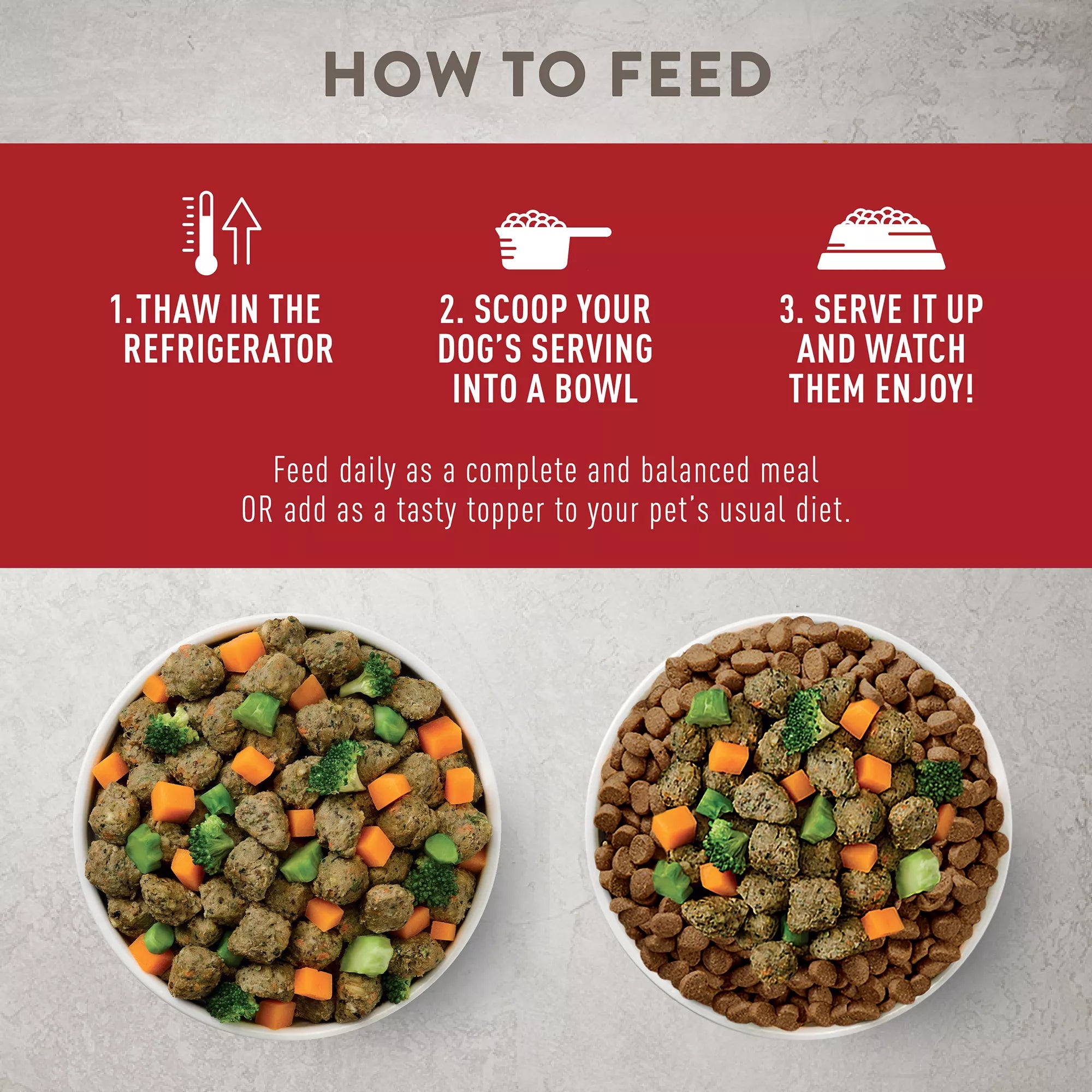Simply Nourish Fresh Market Adult Frozen Dog Food - Beef & Barley