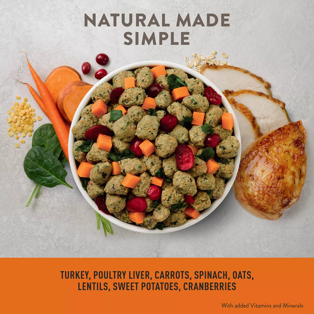 Simply Nourish Fresh Market Adult Frozen Dog Food - Turkey & Sweet Potato