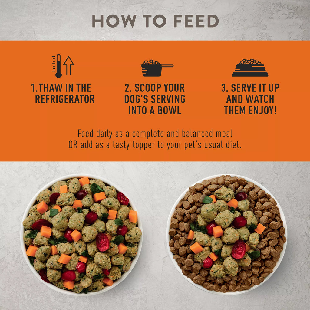 Simply Nourish Fresh Market Adult Frozen Dog Food - Turkey & Sweet Potato