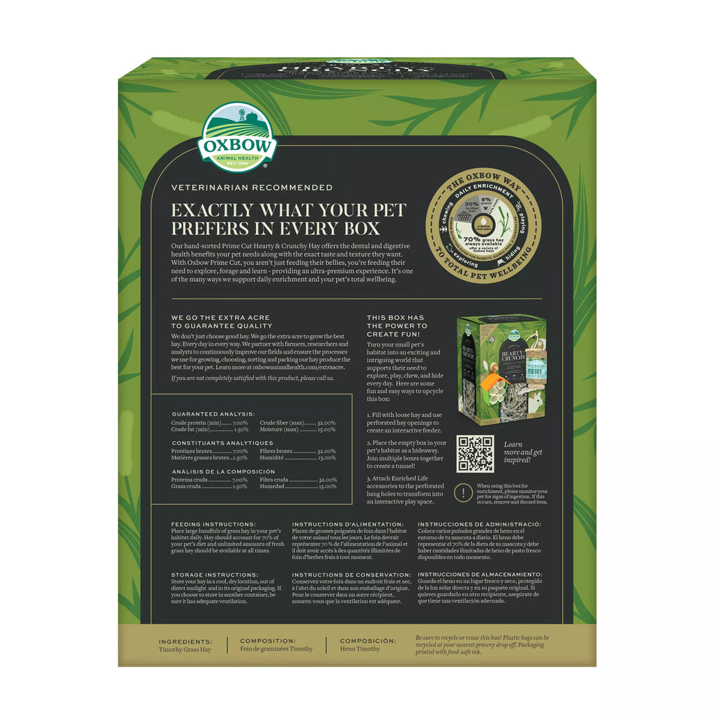 Oxbow Prime Cut Hearty & Crunchy Hay