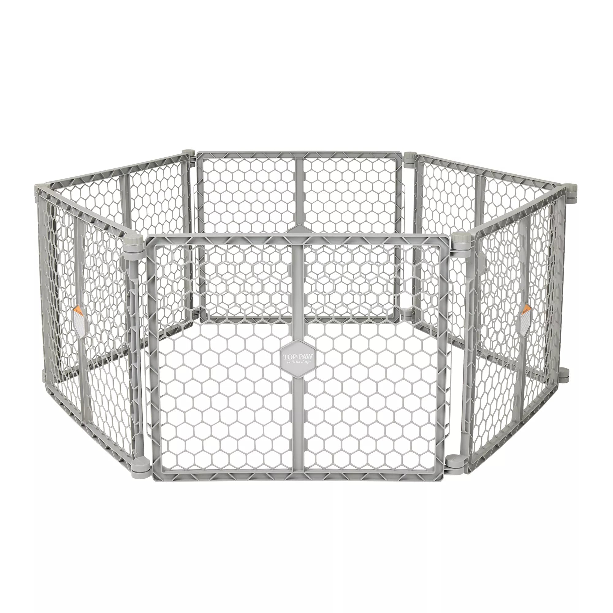 Top Paw 2-in-1 Plastic Gate & Pet Pen