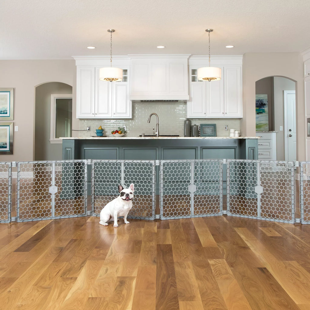 Top Paw 2-in-1 Plastic Gate & Pet Pen
