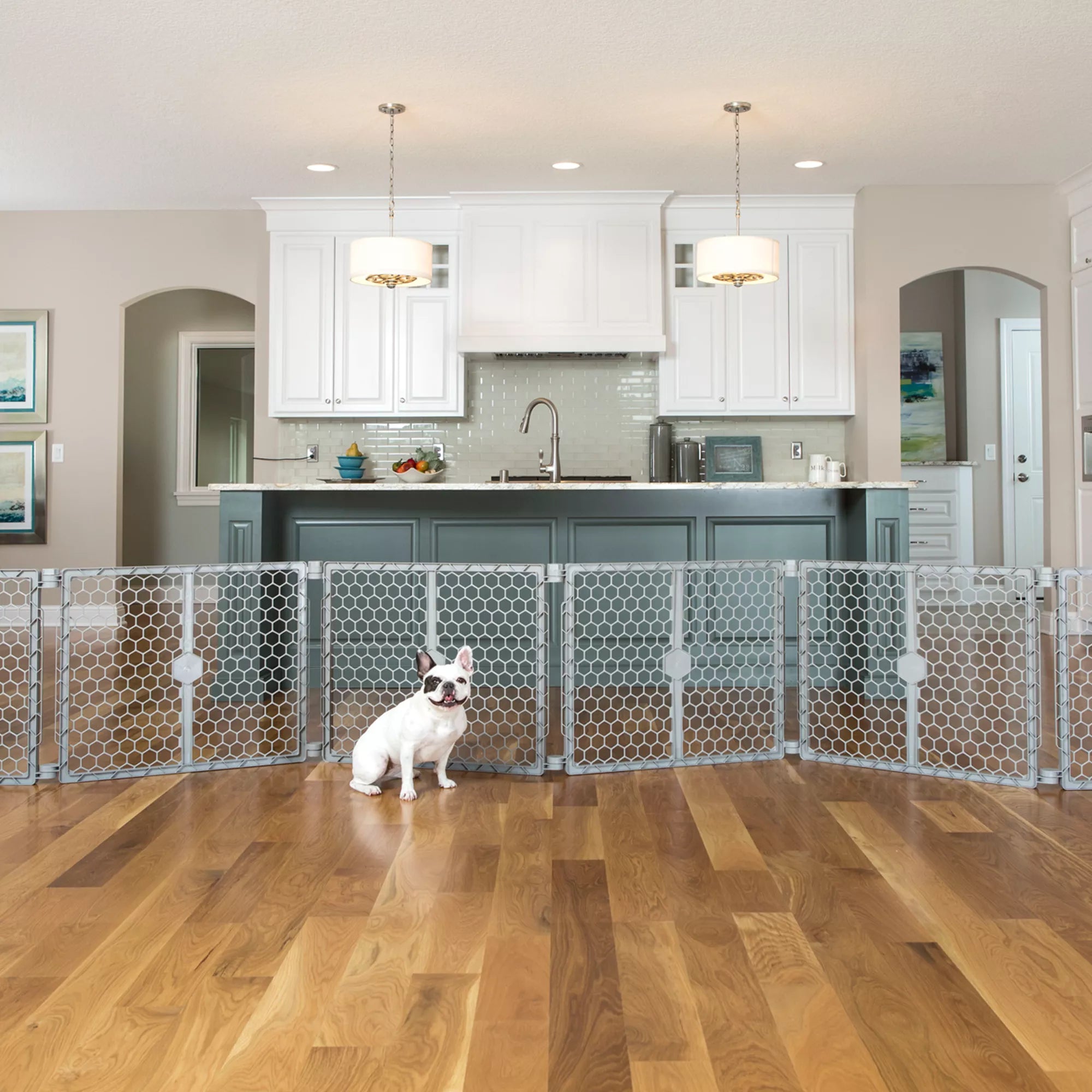Top Paw 2-in-1 Plastic Gate & Pet Pen