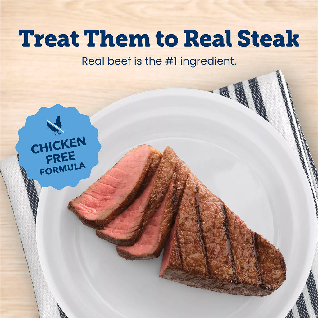 Blue Buffalo True Chews Premium Jerky Cuts All Life Stages Dog Treats - Steak