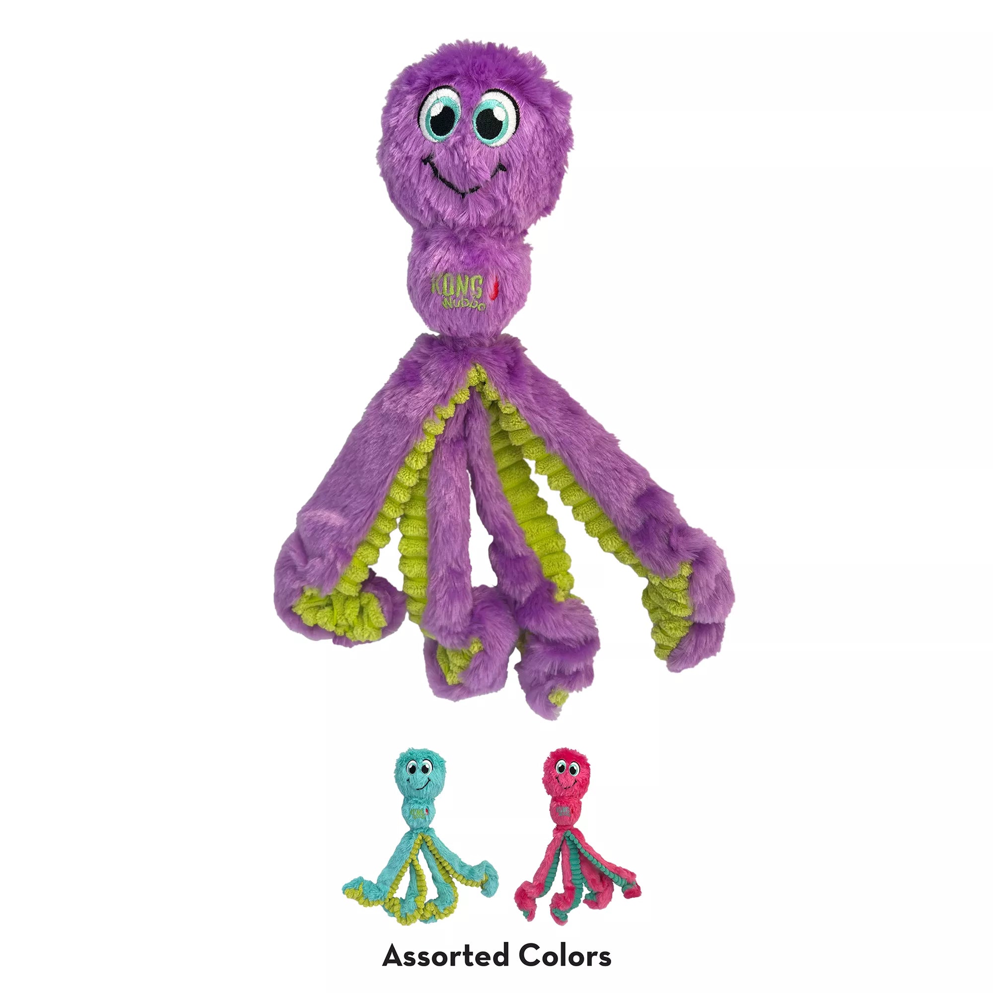 KONG Wubba Octopus Dog Toy (COLOR VARIES)