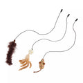 Whisker City Natural Pet Food Teaser Attachment Cat Toy - 3 Pack (Teaser Wand Sold Separately)