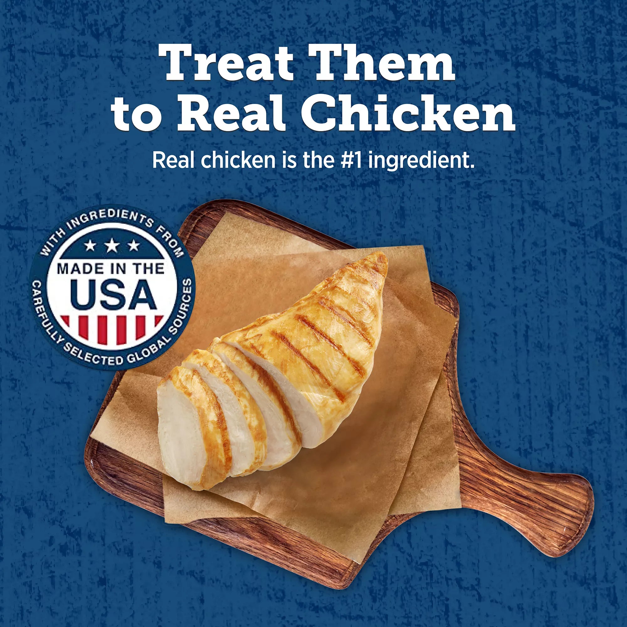 Blue Buffalo True Chews All Life Stages Dog Treats - Natural Pet Food, Chicken Pot Pie Recipe