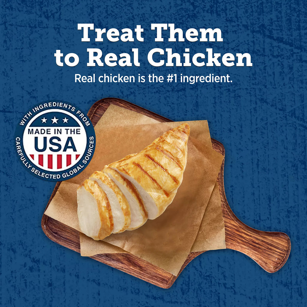 Blue Buffalo True Chews All Life Stages Dog Treats - Natural Pet Food, Chicken & Apple Sausage