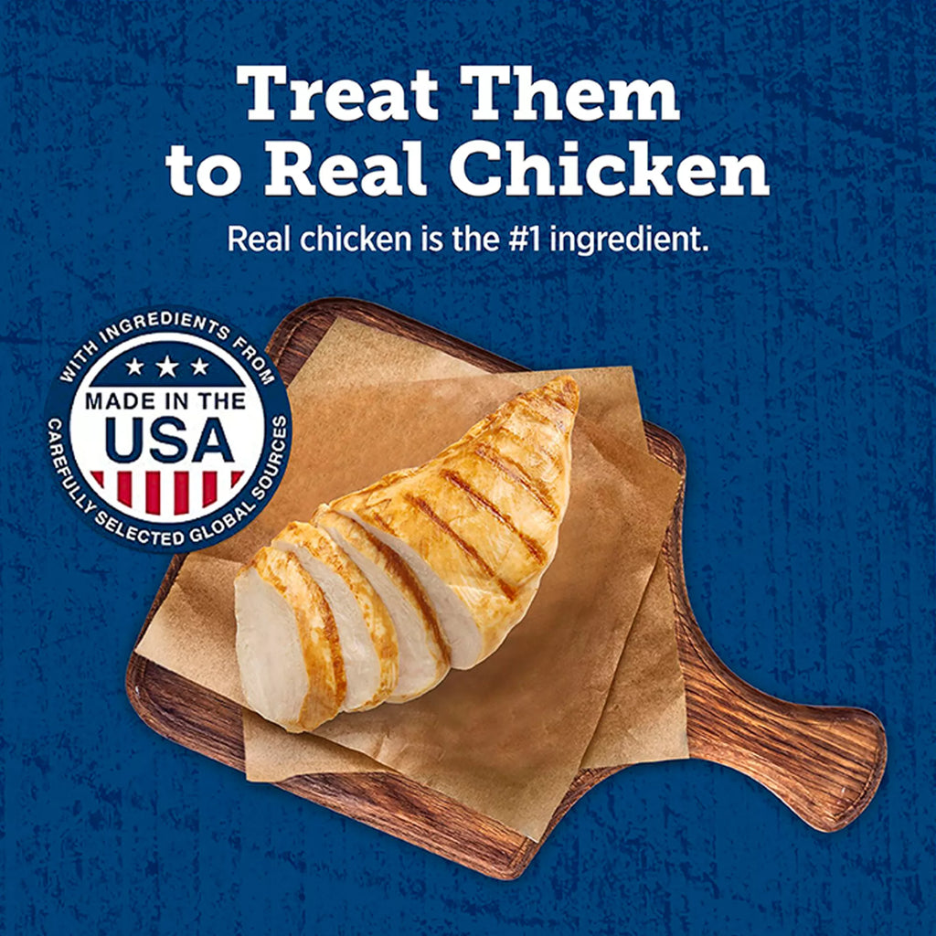 Blue Buffalo True Chews All Life Stages Dog Treats - Natural Pet Food, Chicken & Bacon