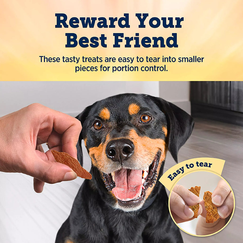 Blue Buffalo True Chews All Life Stages Dog Treats - Natural Pet Food, Chicken & Bacon