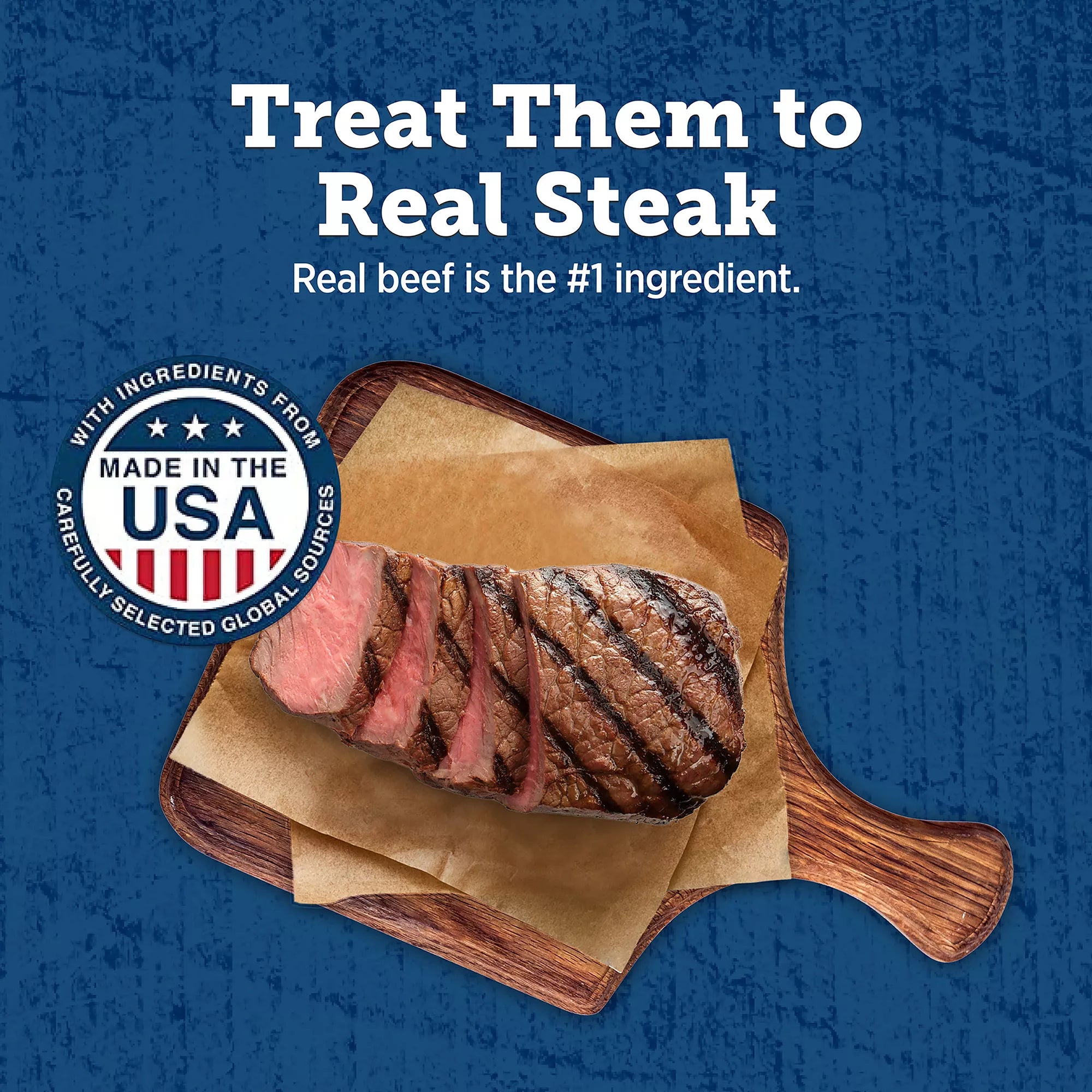Blue Buffalo True Chews Premium Grillers All Life Stages Dog Treats - Steak
