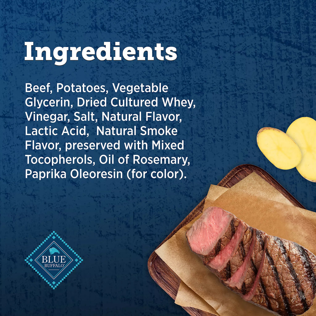 Blue Buffalo True Chews Premium Grillers All Life Stages Dog Treats - Steak