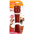 Nylabone Power Chew Basted Blast Dog Toy - Bacon & Steak Flavor