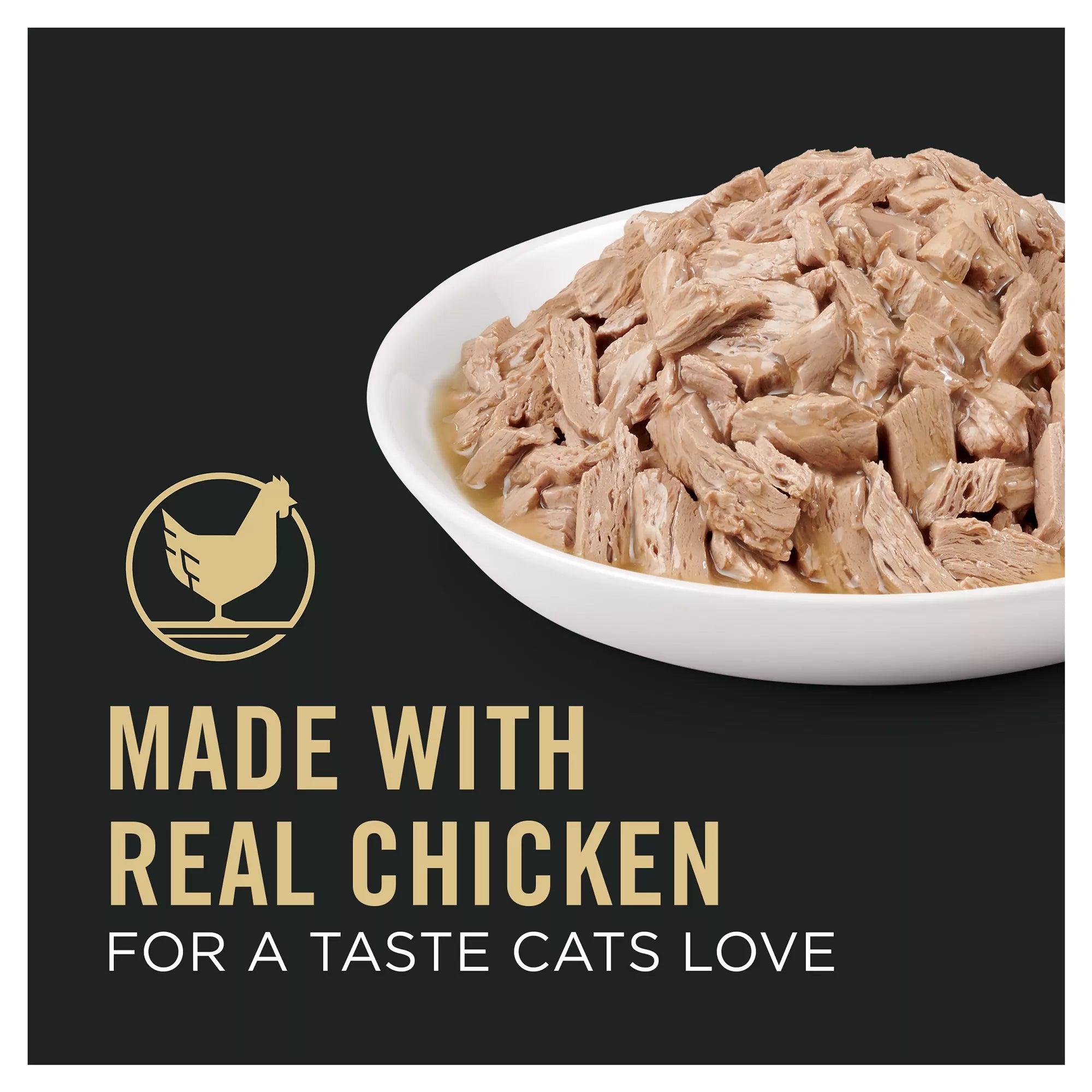 Pro Plan Vital Systems Chicken Entre Adult Cat Food with Wet Pet Food in Gravy 3OZ