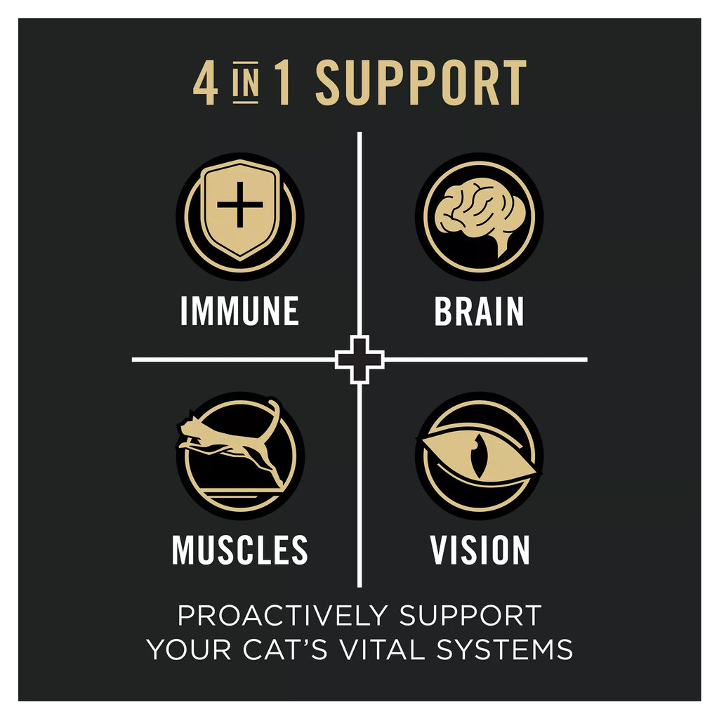 Purina Pro Plan Vital Systems Seafood Entree in Wet Pet Food in Gravy Adult Cat Food 3OZ