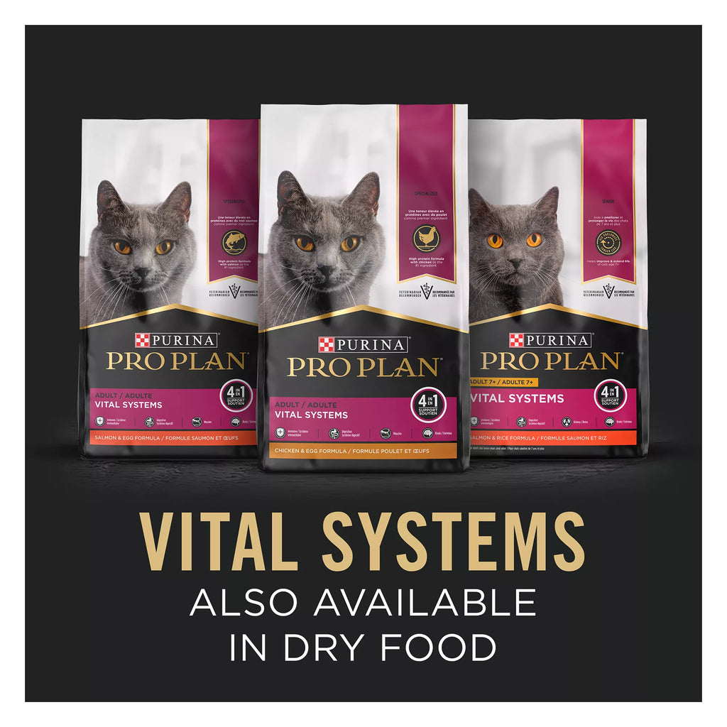 Purina Pro Plan Vital Systems Sole Entree in gravy Adult Cat Food 3OZ