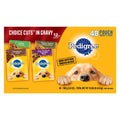 PEDIGREE Choice Cuts in Wet Pet Food in Gravy Adult Wet Dog Food - 3.5 Oz.,48 Count, Pet Food Variety Pack