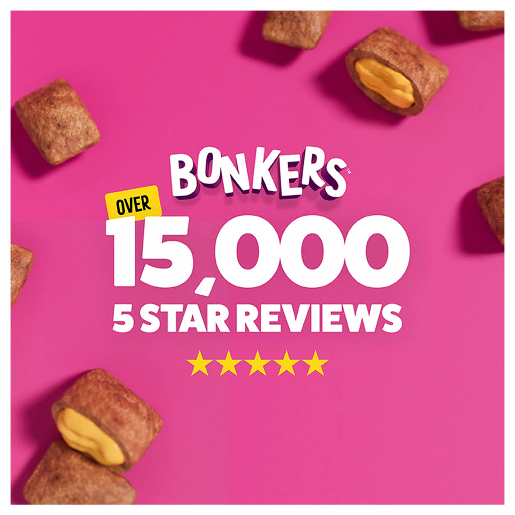 Bonkers Crunchy Cat Treats - Catnip, Chick 'N' Cheddar