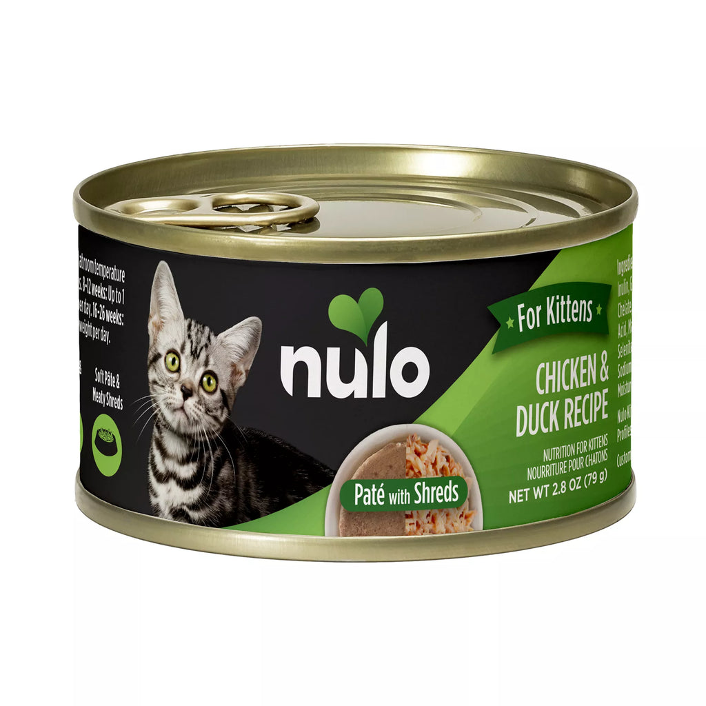 Nulo for Kittens Wet Cat Food - Natural Pet Food, Pate with Shreds, 2.8oz