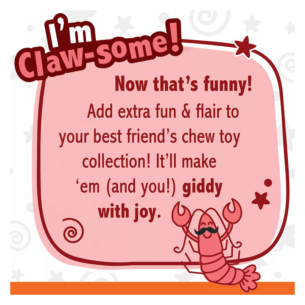 Nylabone Power Chew Lobster Dog Toy, Filet Mignon Flavor