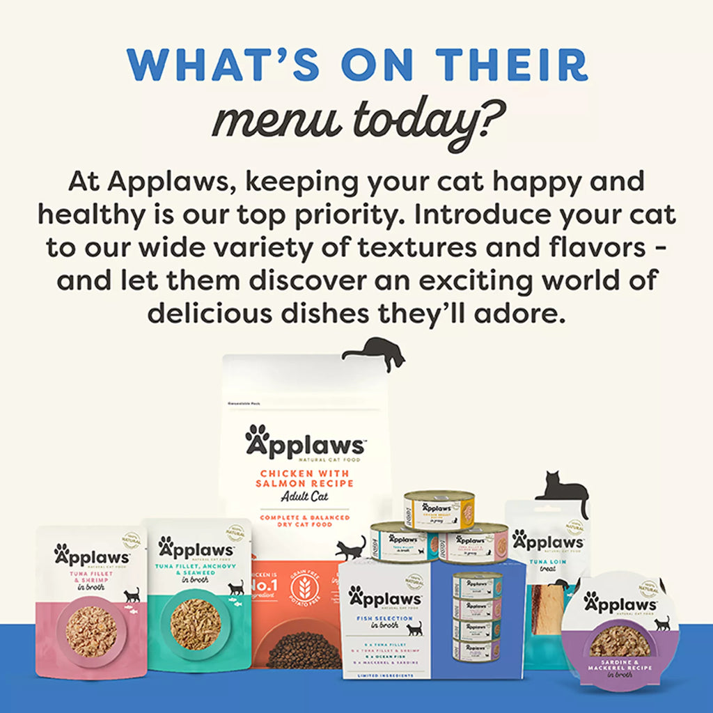 Applaws in Wet Pet Food in Gravy Wet Cat Food - Adult - Natural Pet Food, Limited Ingredient, 2.47oz