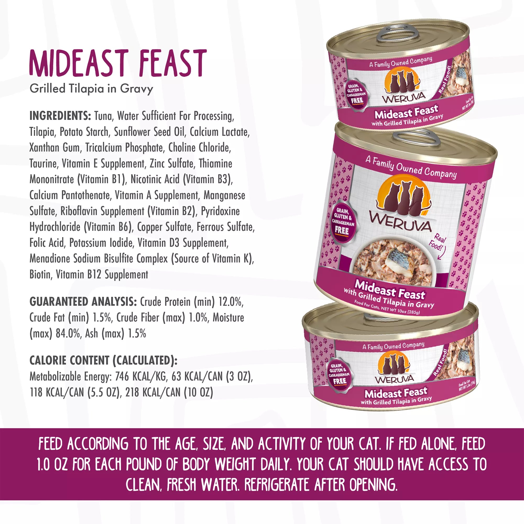 Weruva Classics Wet Cat Food - 3 oz, Flaked in Wet Pet Food in Gravy