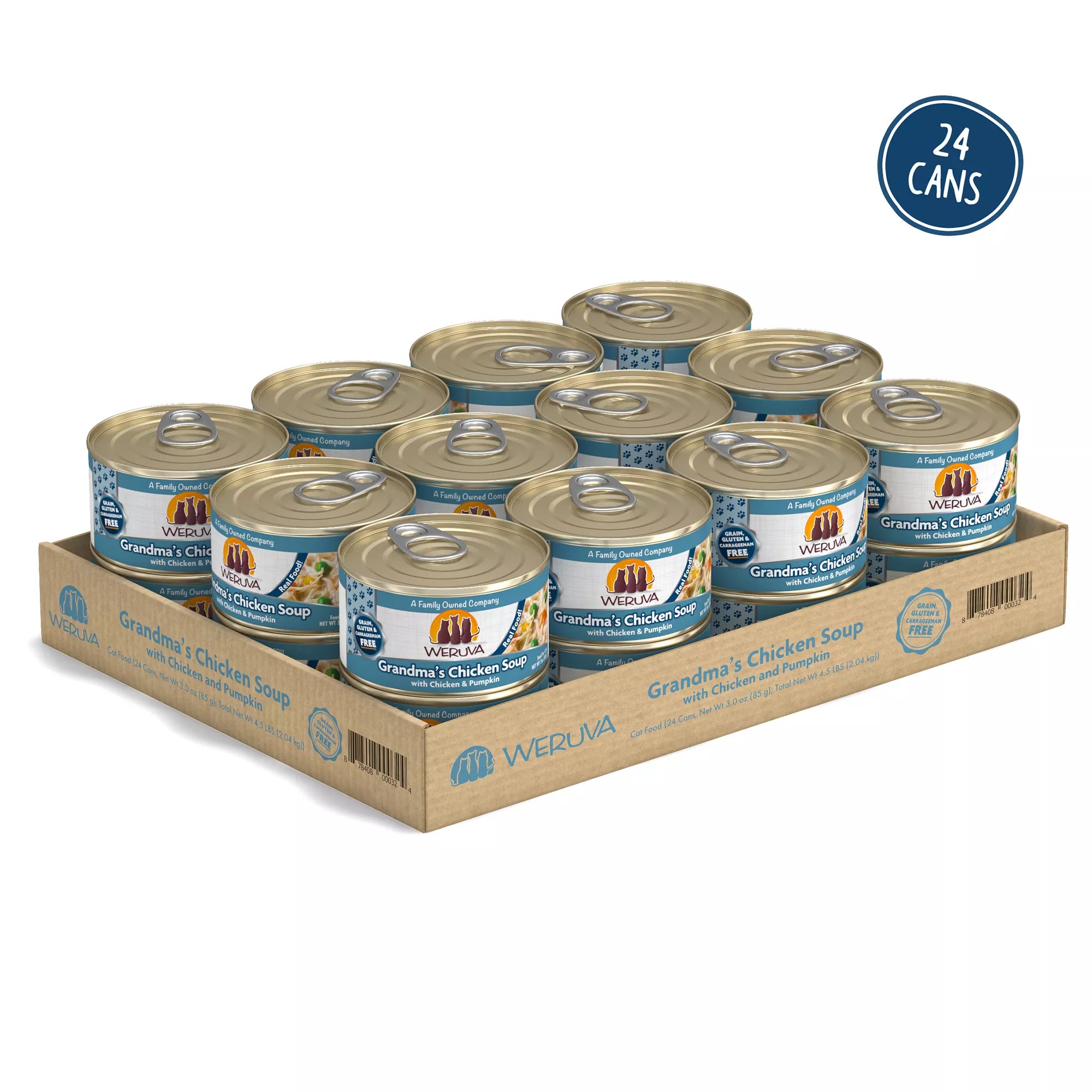 Weruva Classics Wet Cat Food - 3 oz, Shreds in Pumpkin Soup