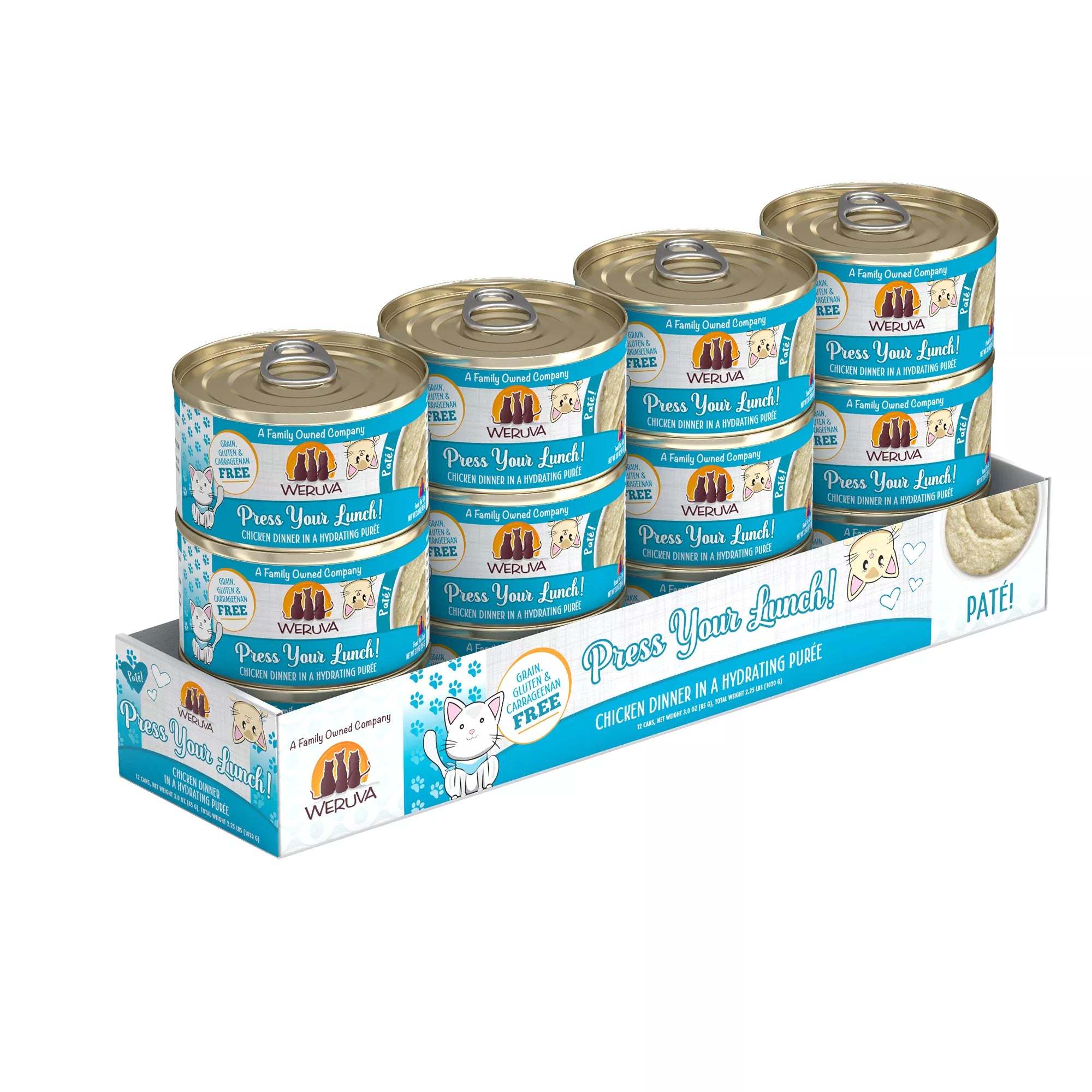 Weruva Pate! Wet Cat Food - 3 oz, Pate in a Hydrating Puree