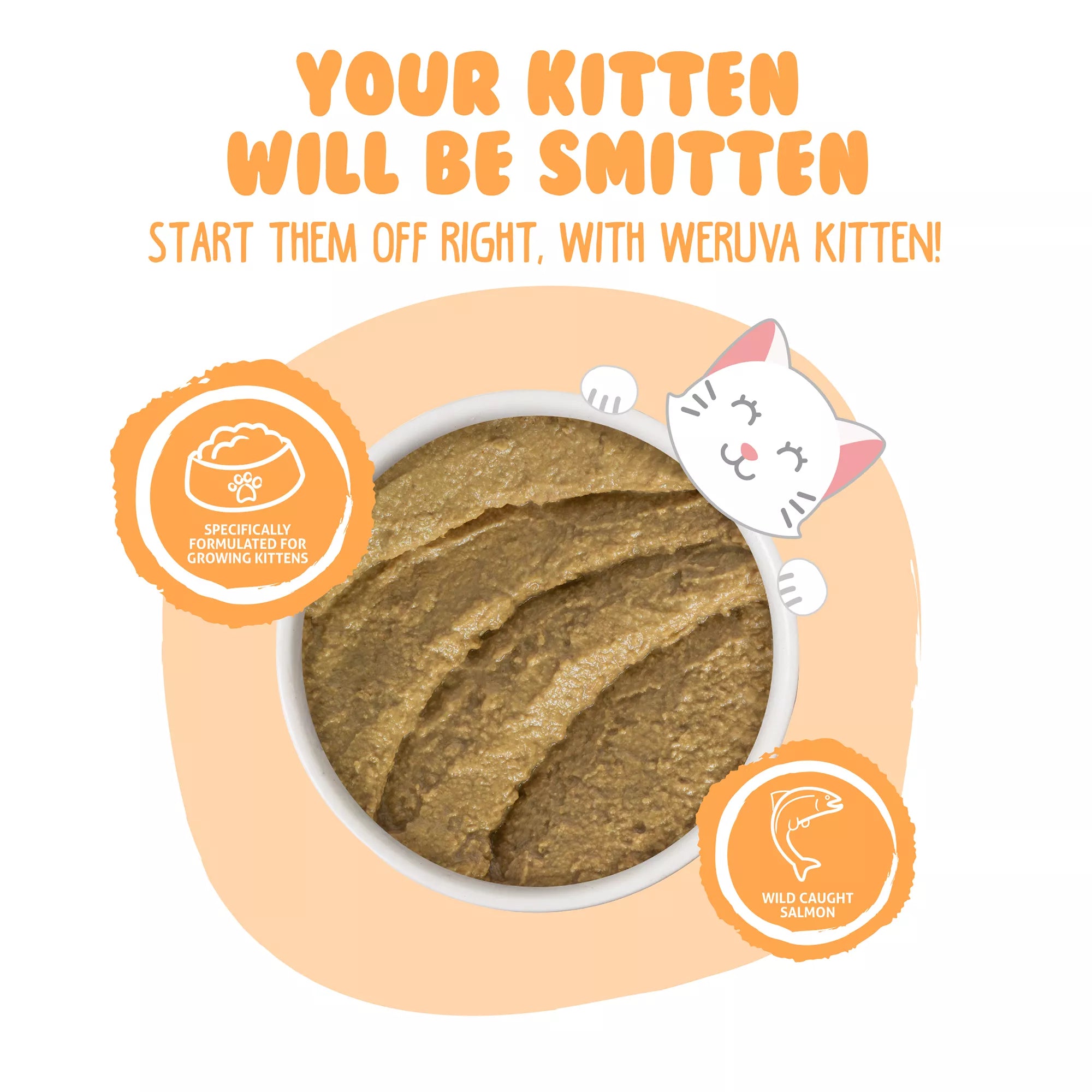 Weruva Kitten Wet Cat Food - 3 oz, Pate in a Hydrating Puree
