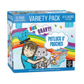B.F.F. OMG Wet Pet Food in Gravy! For Land & Sea Lovers Potluck O' Pouches Wet Cat Food - Pet Food Variety Pack, 12ct