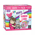 B.F.F. OMG Wet Pet Food in Gravy! For Tuna Lovers Rainbow A Gogo Wet Cat Food - Pet Food Variety Pack, 12ct