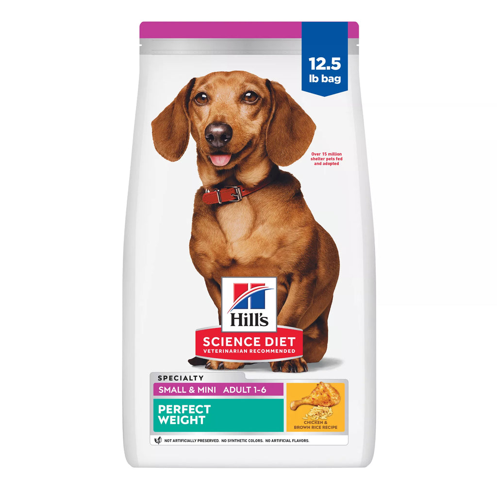 Hill's Science Diet Perfect Weight Small & Mini Adult Dog Food - Dry - Chicken Recipe