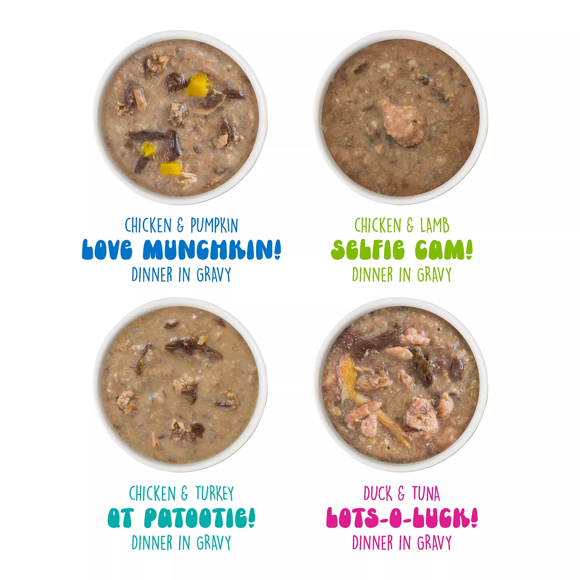 B.F.F. OMG Wet Pet Food in Gravy! For Land & Sea Lovers It's Wet Pet Food in Gravy, Baby! Wet Cat Food - Pet Food Variety Pack, 12ct