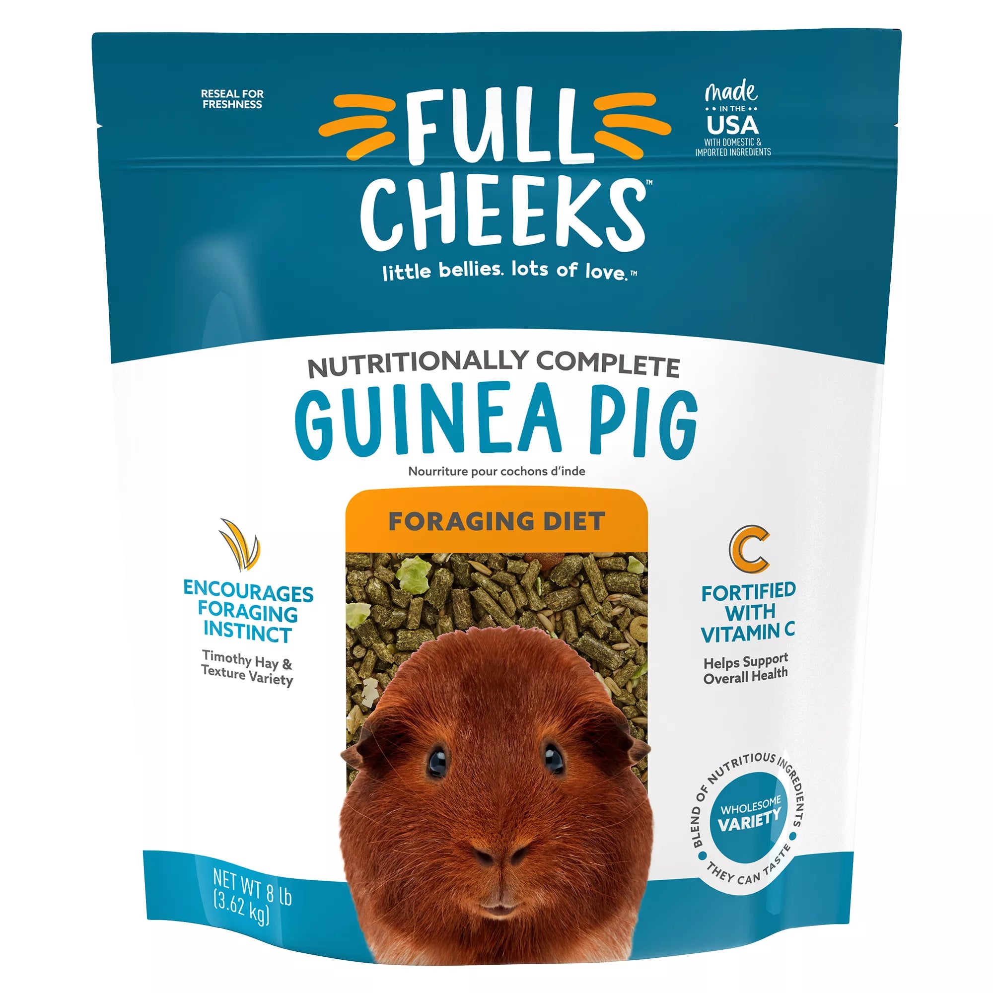Full Cheeks Guinea Pig Foraging Diet