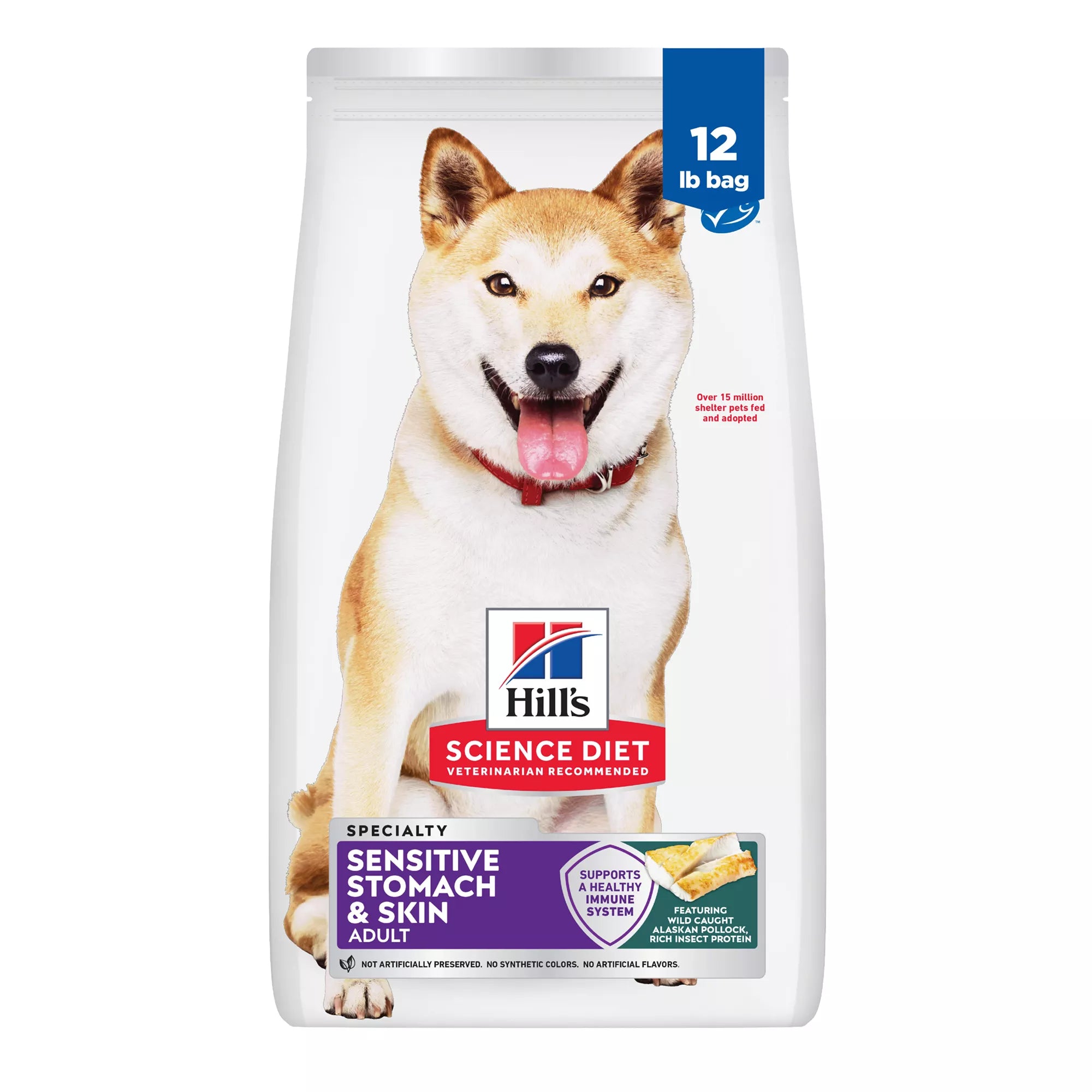 Hill's Science Diet Sensitive Skin & Stomach Food Adult Dog Food - Dry - Alaskan Pollock