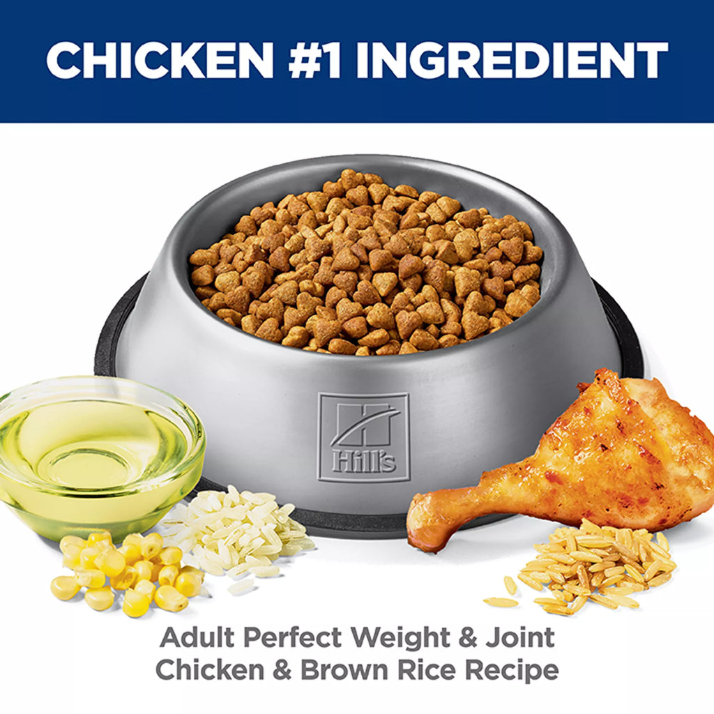 Hill's Science Diet Perfect Weight & Joint Support Adult Dog Food - Dry - Chicken & Brown Rice