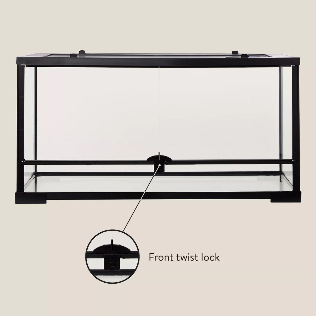 Thrive Open Glass Reptile Terrarium - 40 Gallon