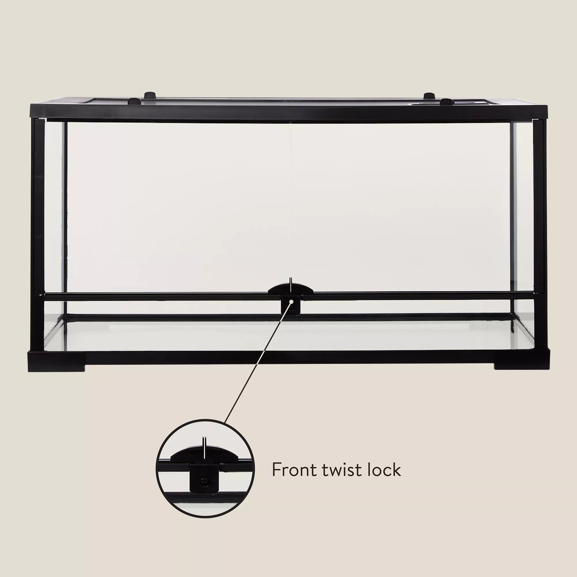 Thrive Open Glass Reptile Terrarium - 40 Gallon