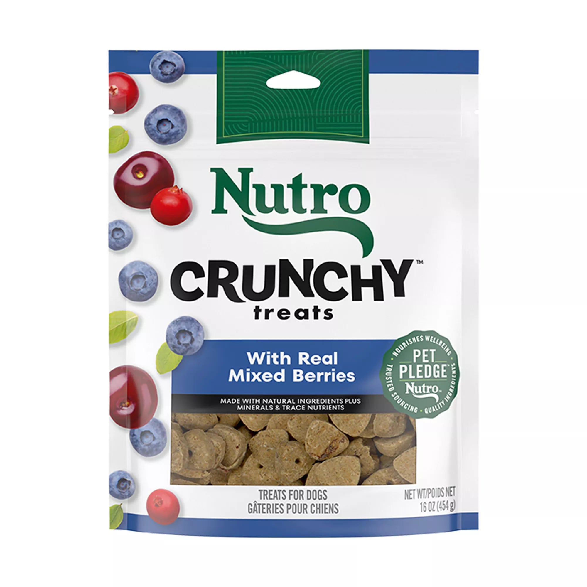 NUTRO Crunchy Adult Dog Treats - Mixed Berry