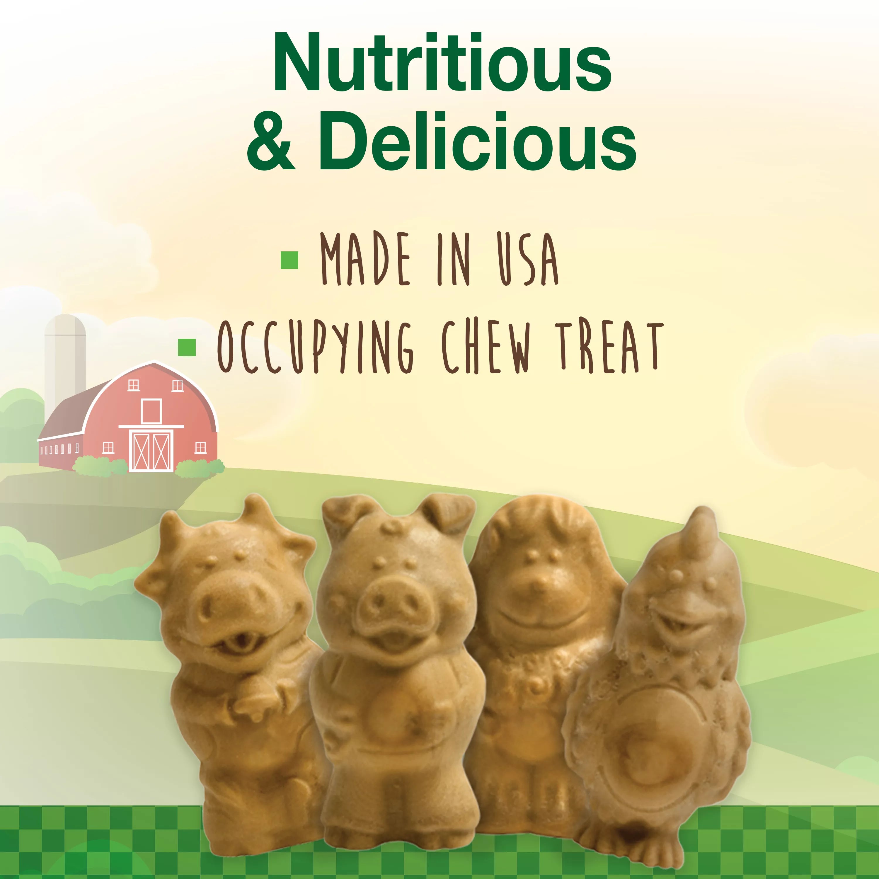 Nylabone Healthy Edibles Puppy Chew Dog Treats - Lamb & Apple