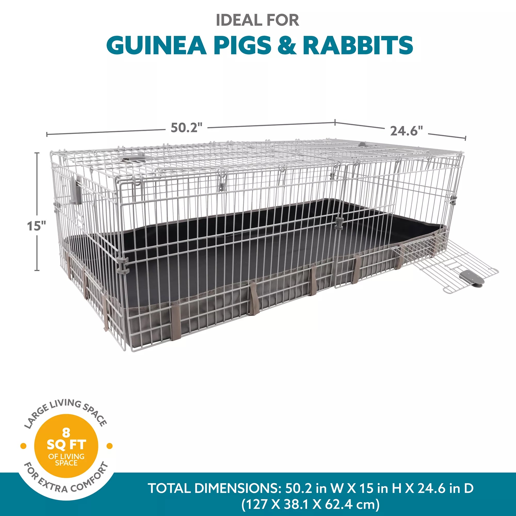 Full Cheeks Simple & Spacious Rabbit Habitat
